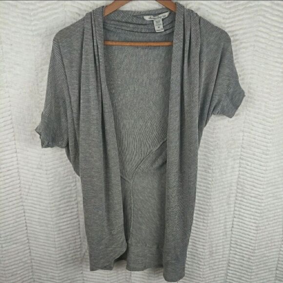 American Rag A-Symmetric Open Front Cardigan Sz M - Picture 2 of 5